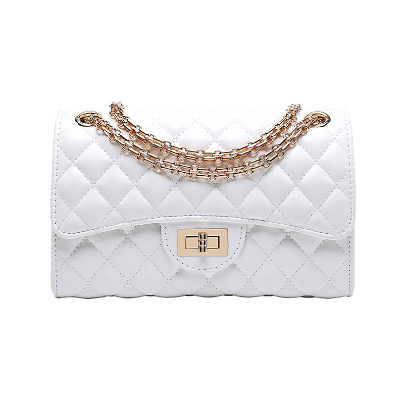 2025 New European and American Fashion Trendy Diamond Plaid Chain Bag Chanel Style Women's Bag Shoulder Crossbody Bag Women's Bag Small Bag