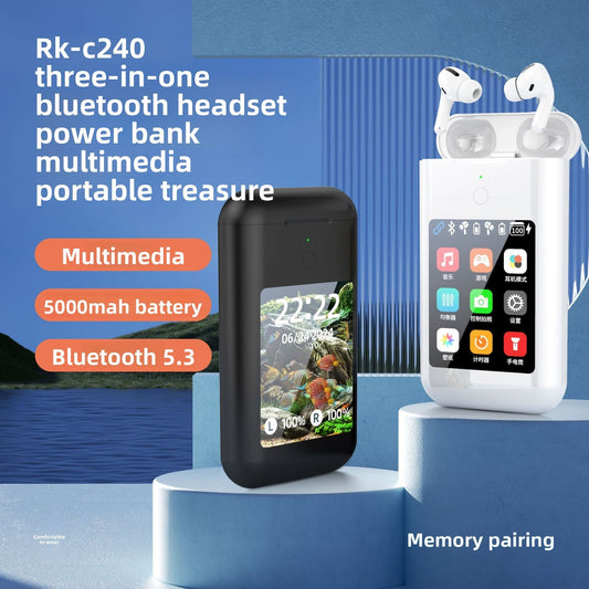 New Bluetooth headphones power bank