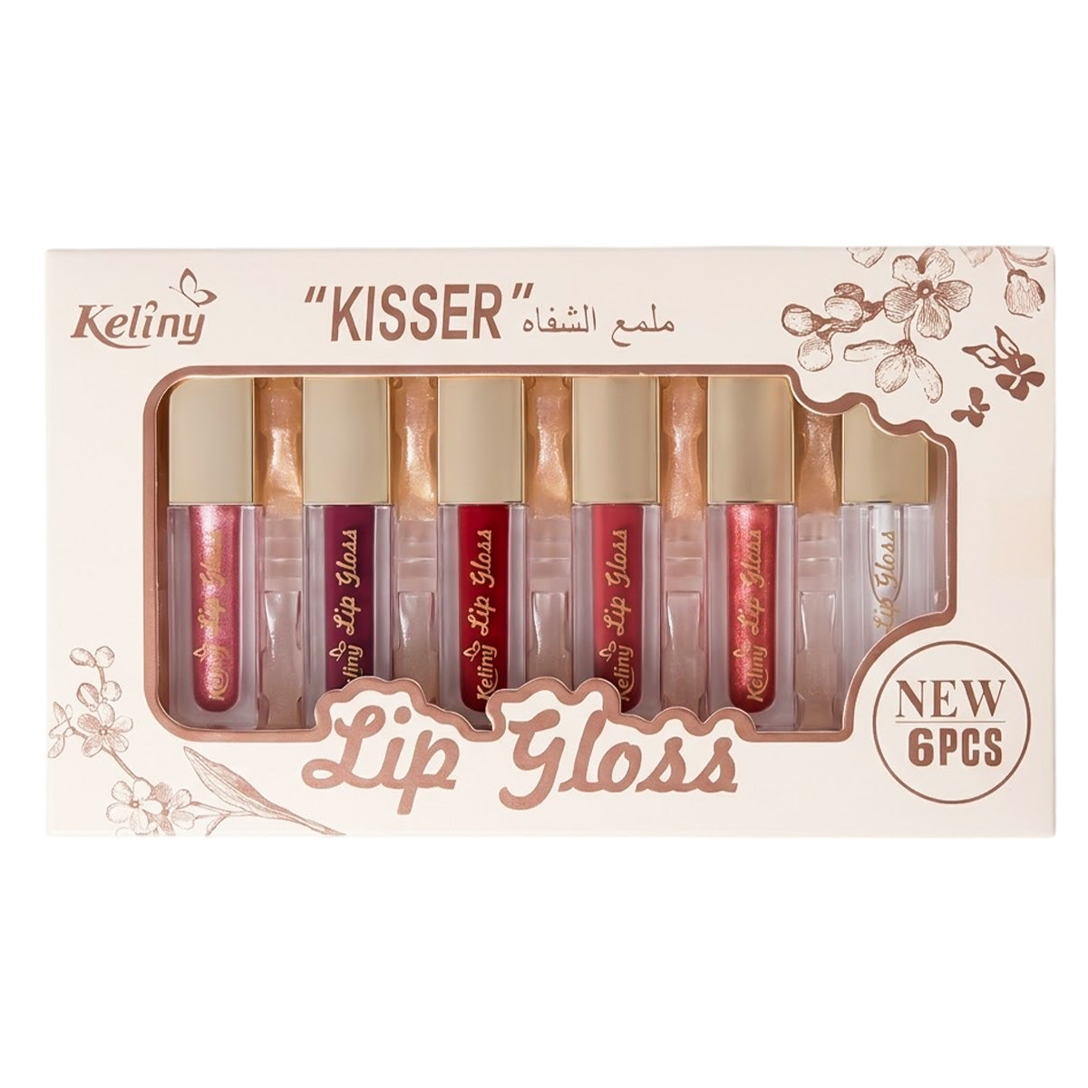 Keliny Lip Gloss Set 6 Pieces
