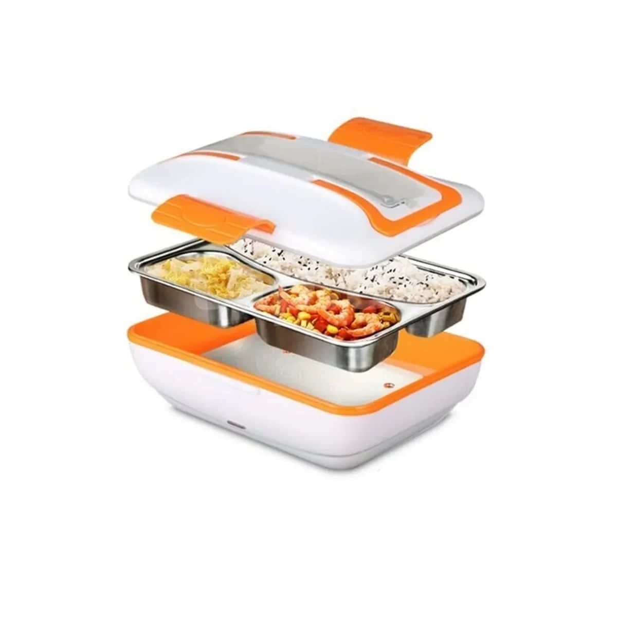 Portable Electric Lunch Box 3-layer