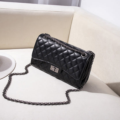 2025 New European and American Fashion Trendy Diamond Plaid Chain Bag Chanel Style Women's Bag Shoulder Crossbody Bag Women's Bag Small Bag