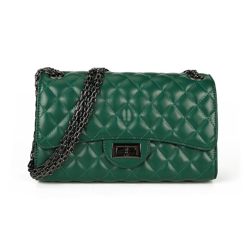 2025 New European and American Fashion Trendy Diamond Plaid Chain Bag Chanel Style Women's Bag Shoulder Crossbody Bag Women's Bag Small Bag