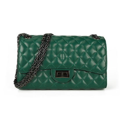 2025 New European and American Fashion Trendy Diamond Plaid Chain Bag Chanel Style Women's Bag Shoulder Crossbody Bag Women's Bag Small Bag