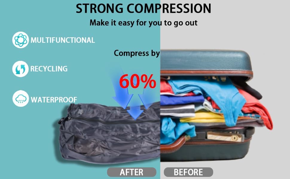 Premium Reuseable Vacuum Bags for Travel