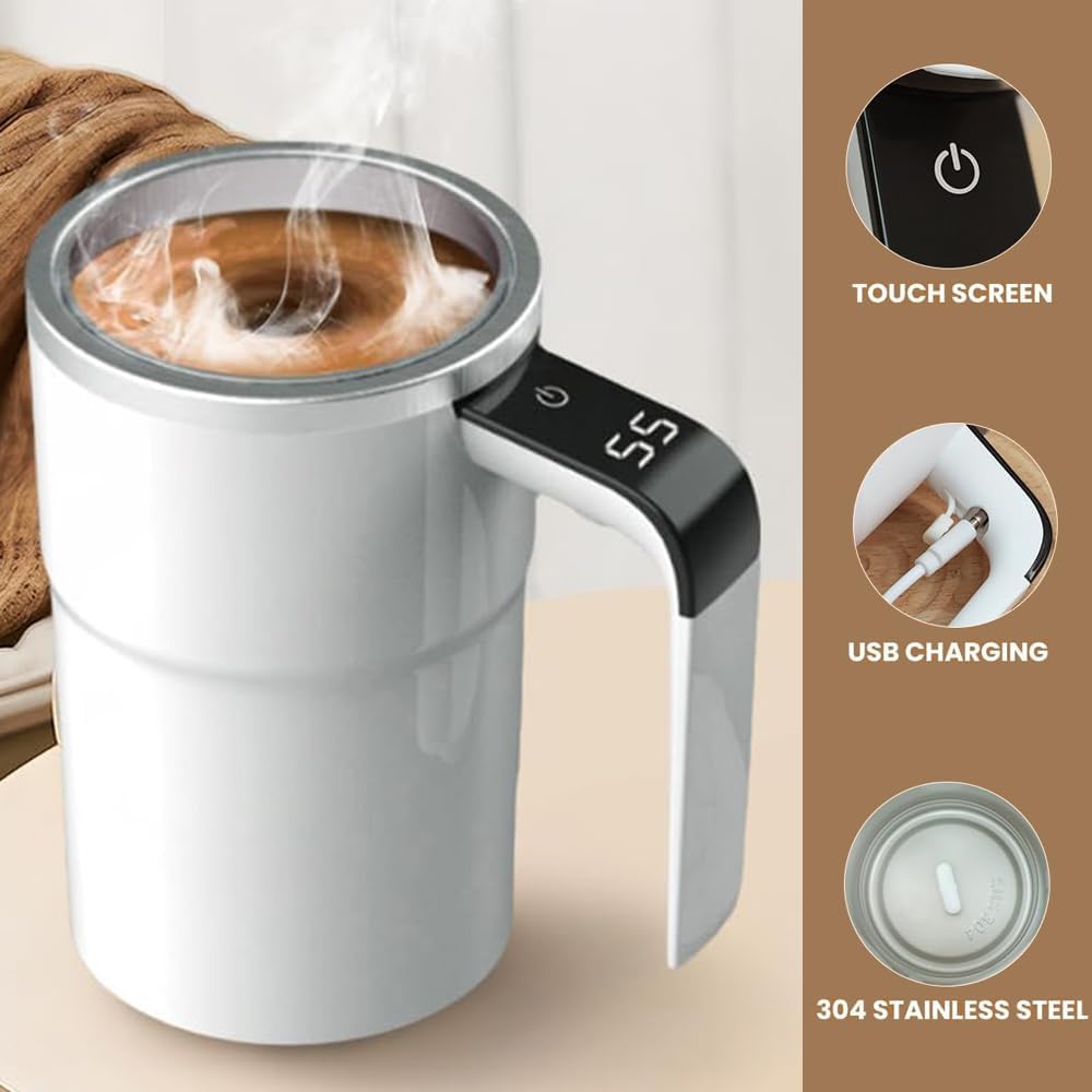 Rechargeable Automatic Magnetic Stirring Mug