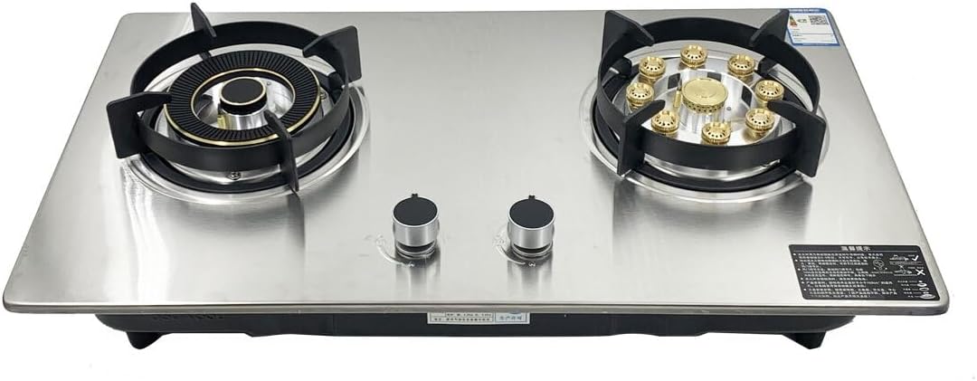 Stainless Steel 2 Burner Gas Hob