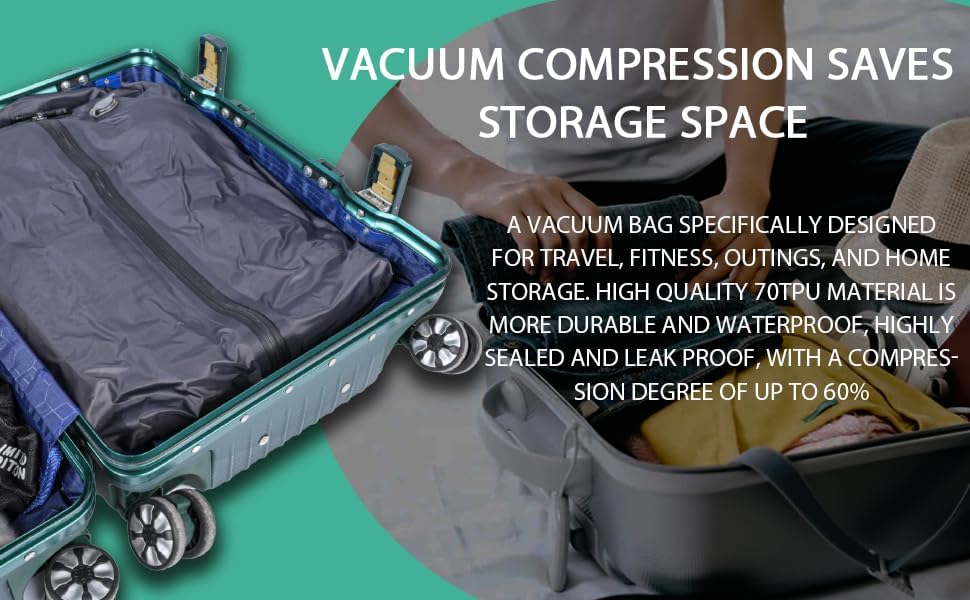 Premium Reuseable Vacuum Bags for Travel