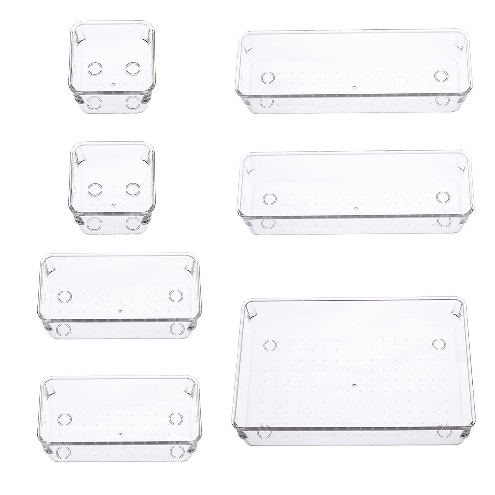 Home transparent drawer storage box
