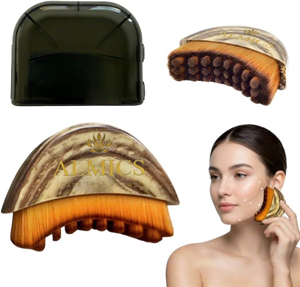 Lymphatic Contour Face Brush, Lymphatic Drainage Massager for Face