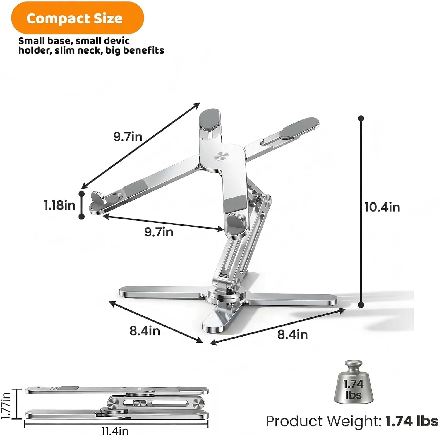 X Foldable Laptop Stand