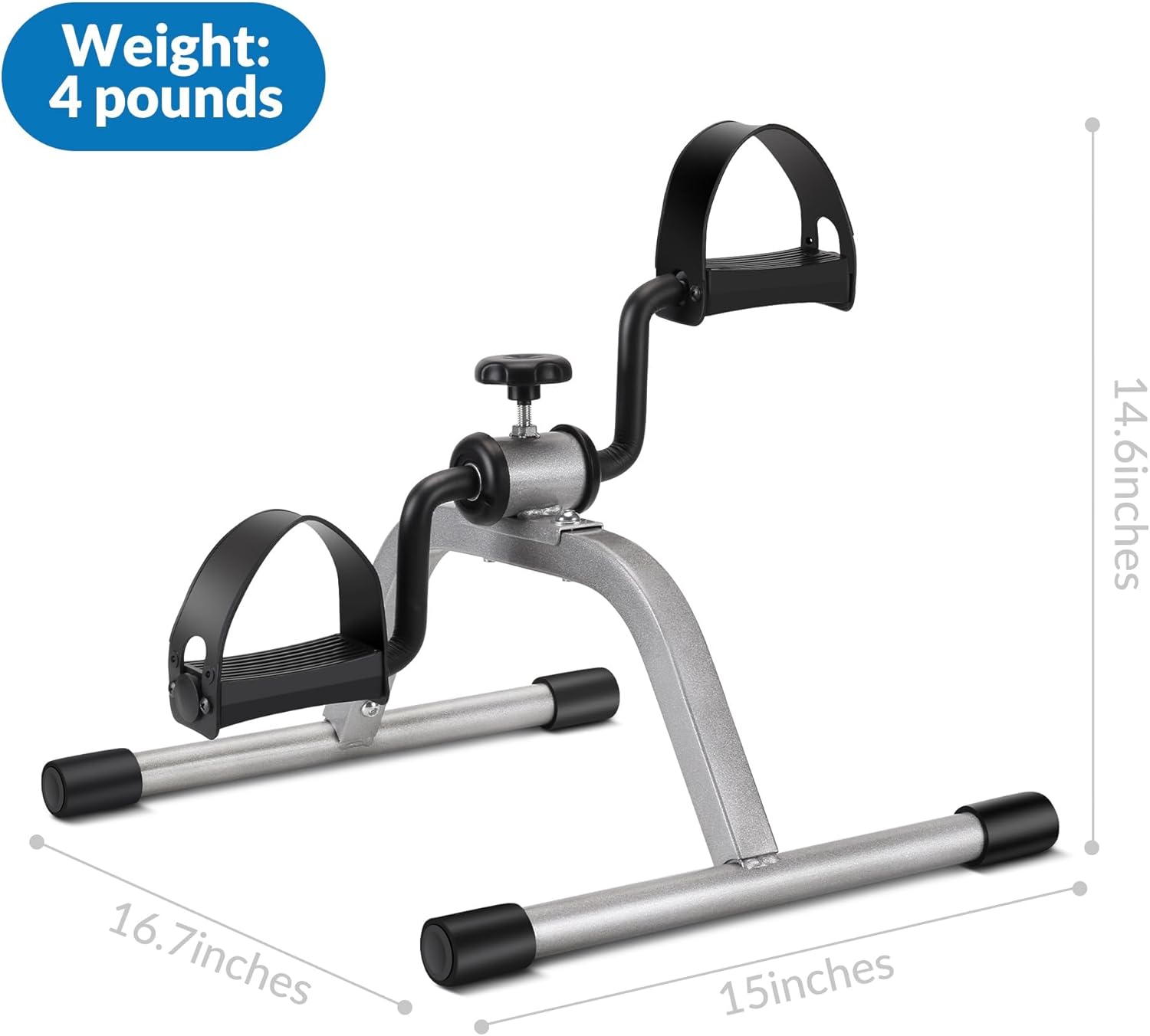 Pedal Exerciser Mini Exercise Bike for Leg and Arm