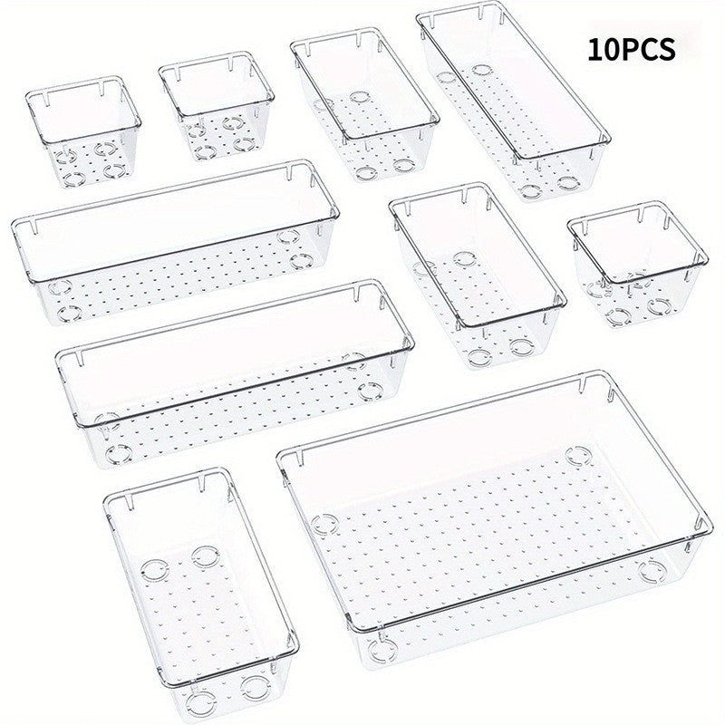 Home transparent drawer storage box