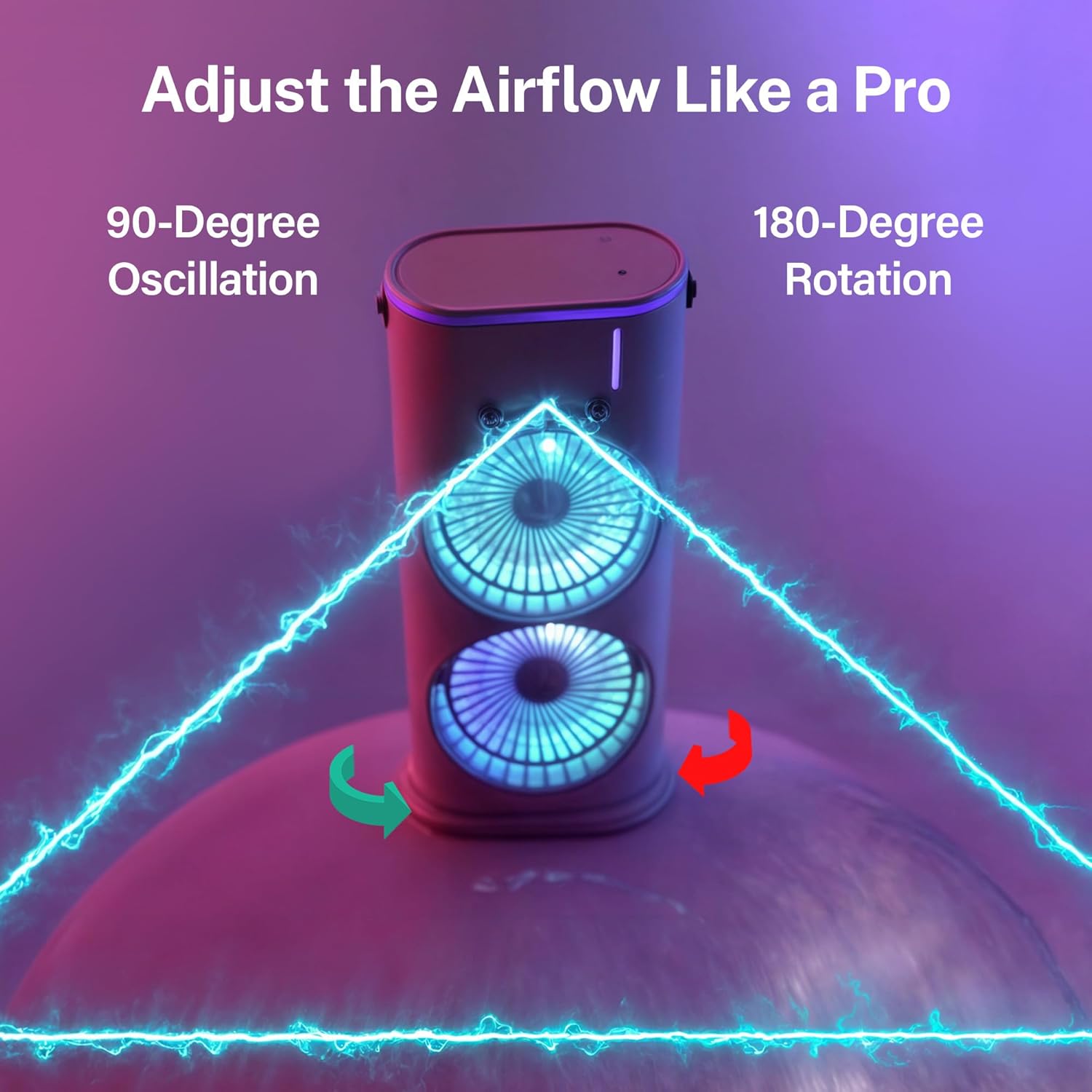 Portable Double Headed Mini Air Cooler