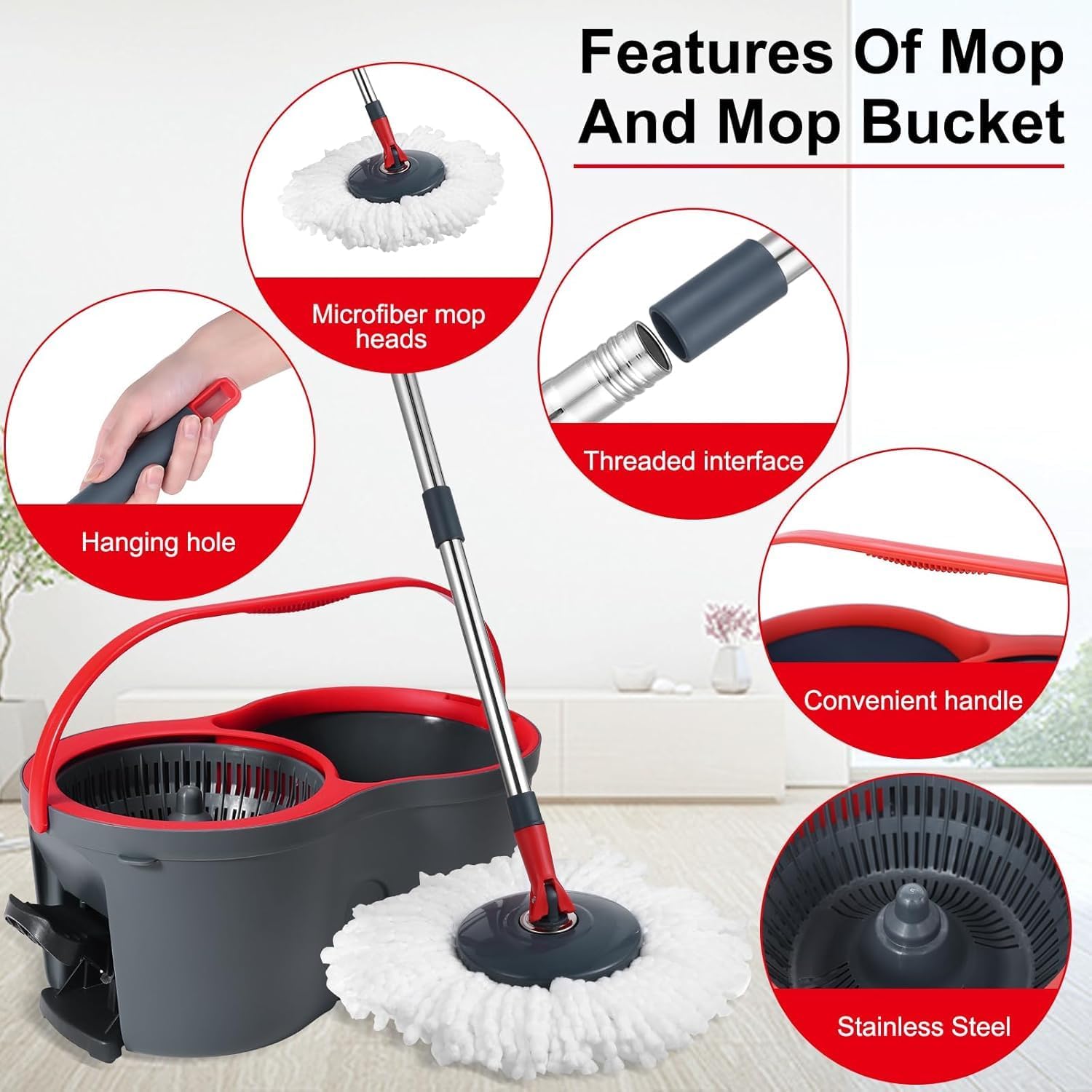 Magic Spin & Clean Mop Set