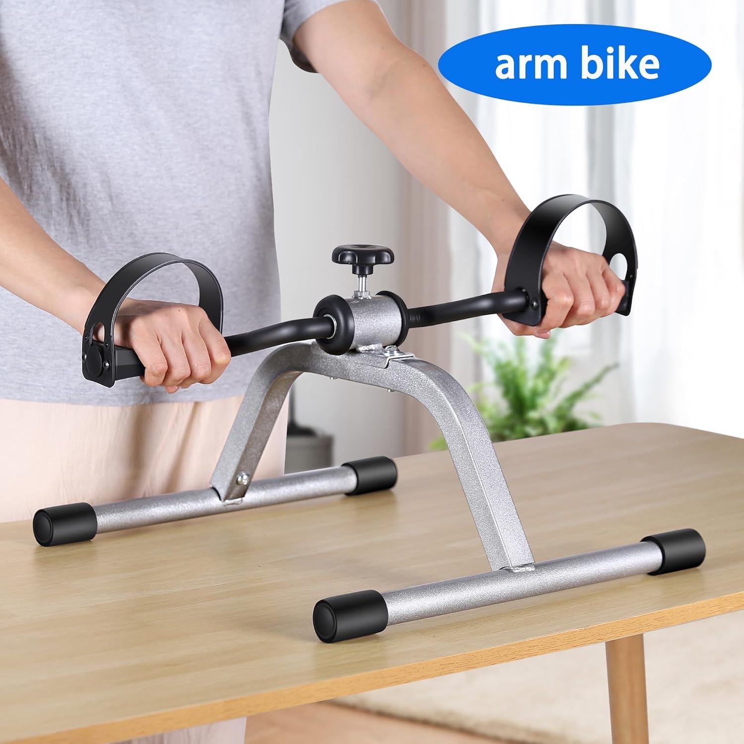 Pedal Exerciser Mini Exercise Bike for Leg and Arm
