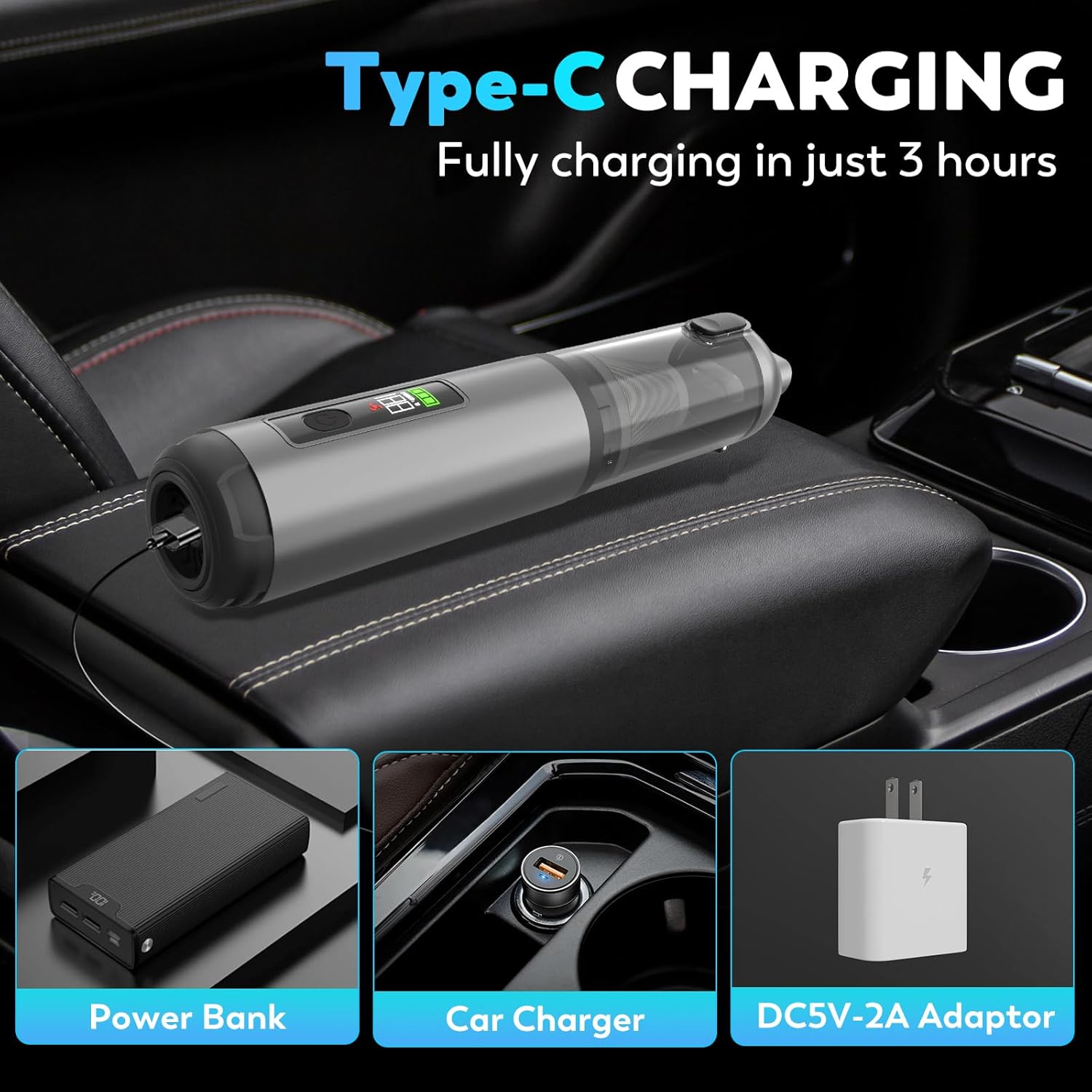 Cordless Car Vacuum Cleaner