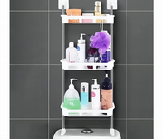 3 Layer Punch Free Over Toilet Storage Shelf
