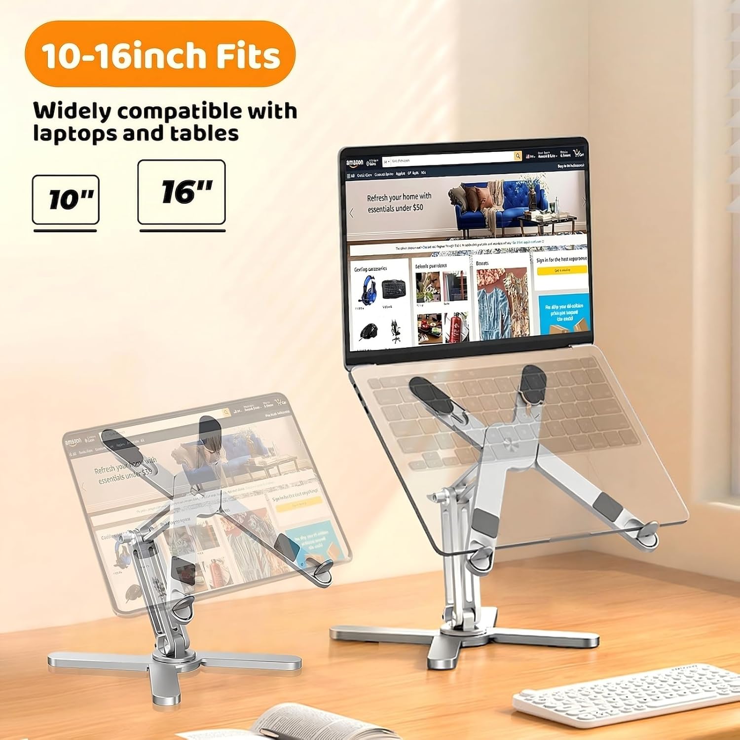 X Foldable Laptop Stand