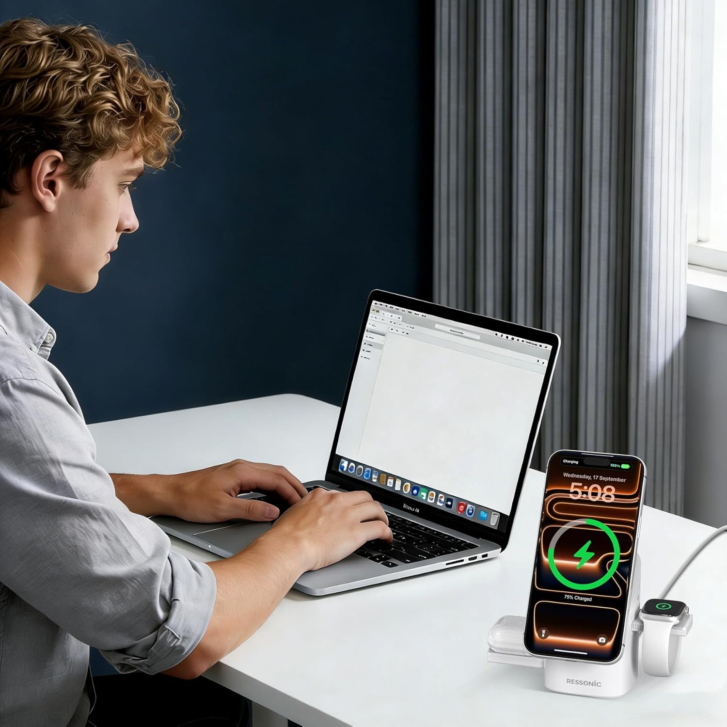 3 in 1 Multifunction Magnetic Wireless Charger