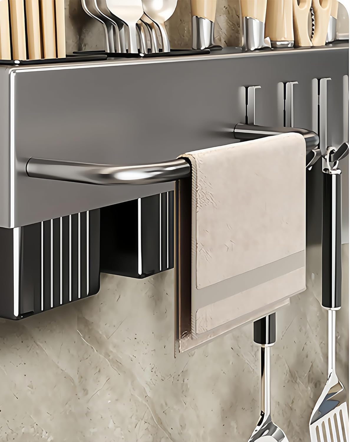 Carbon Steel Utensil Rack