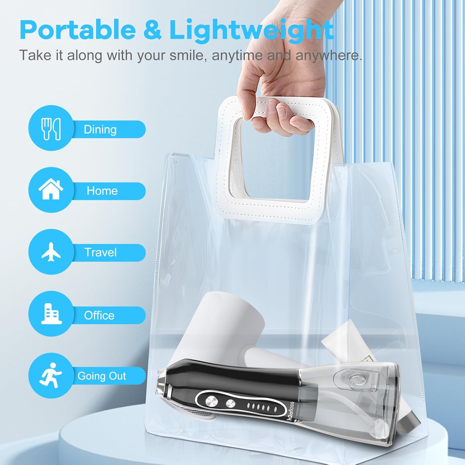 Portable Powerful Water Flosser Dental Oral Irrigator