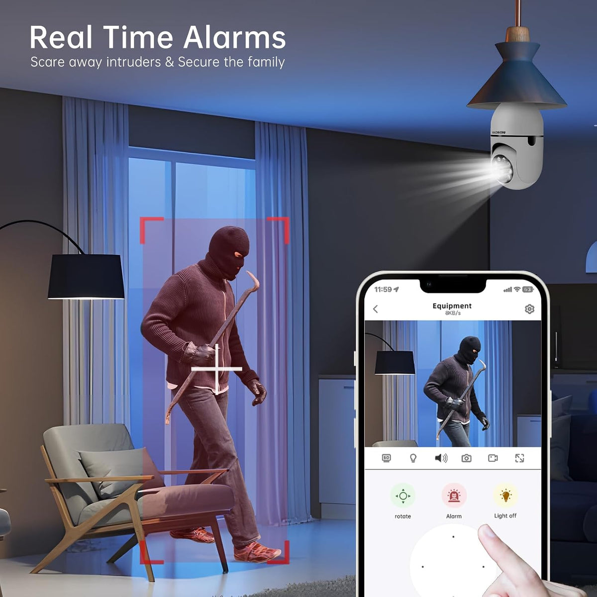 Light Bulb Security Camera