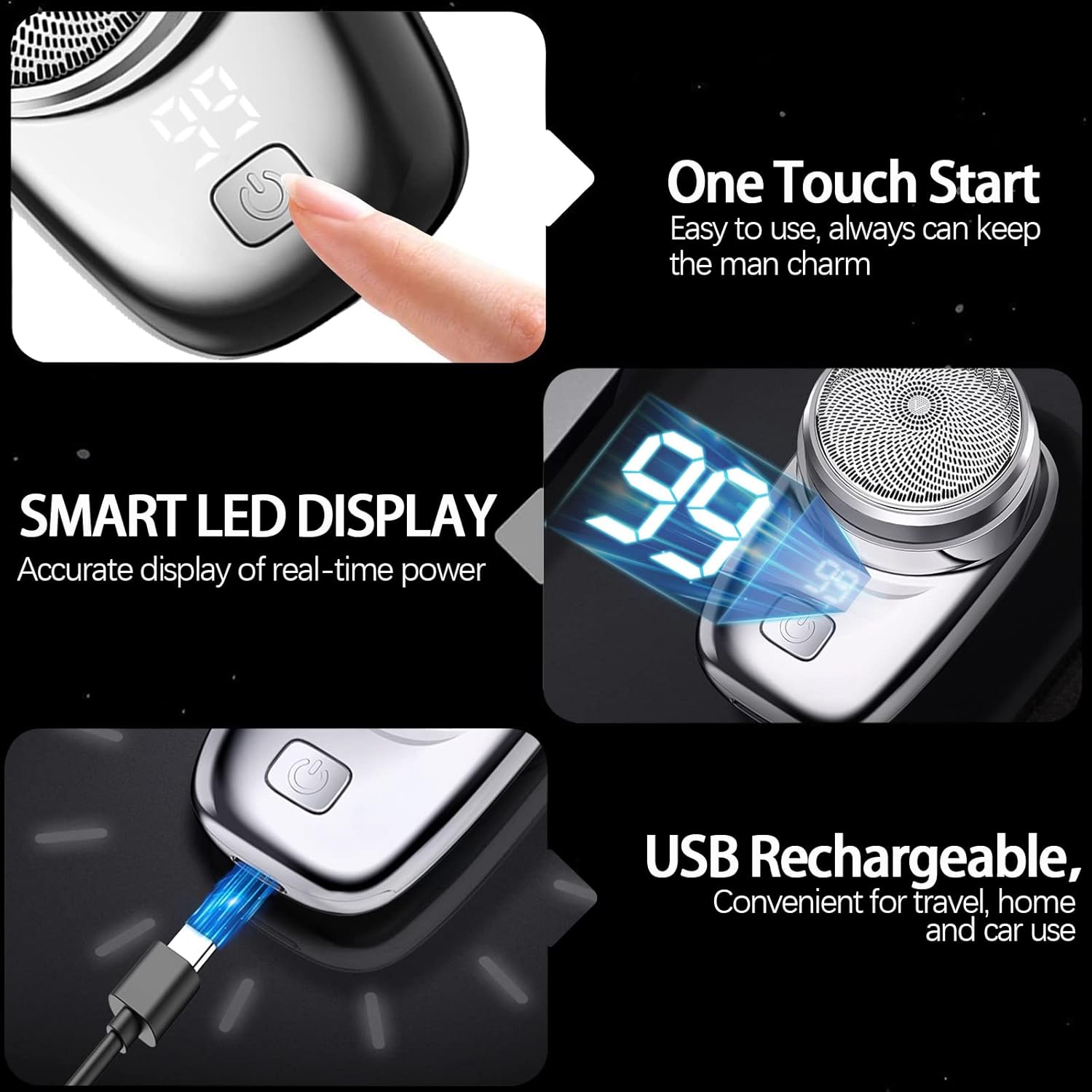 Mini Electric Shaver For Men