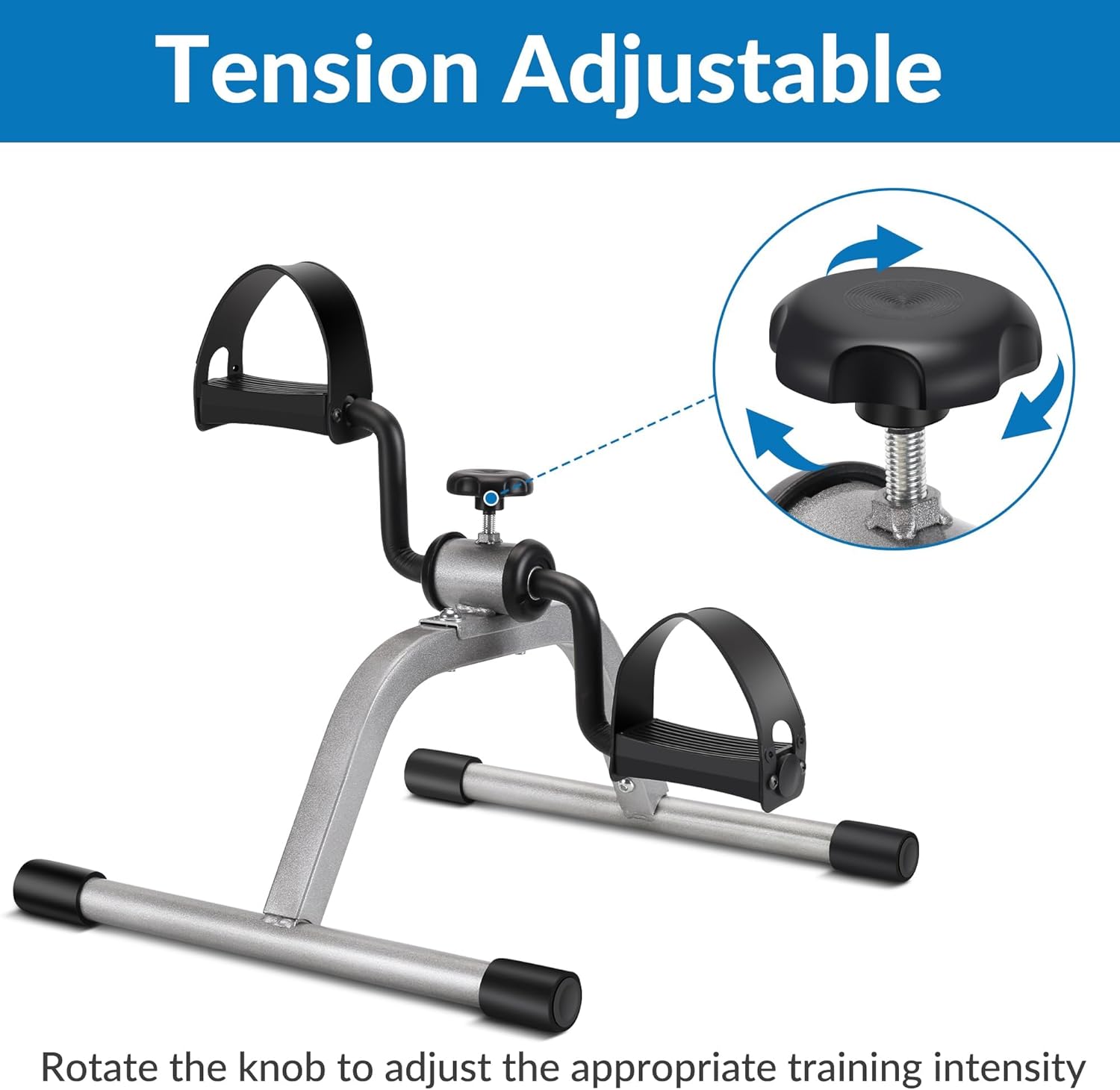Pedal Exerciser Mini Exercise Bike for Leg and Arm