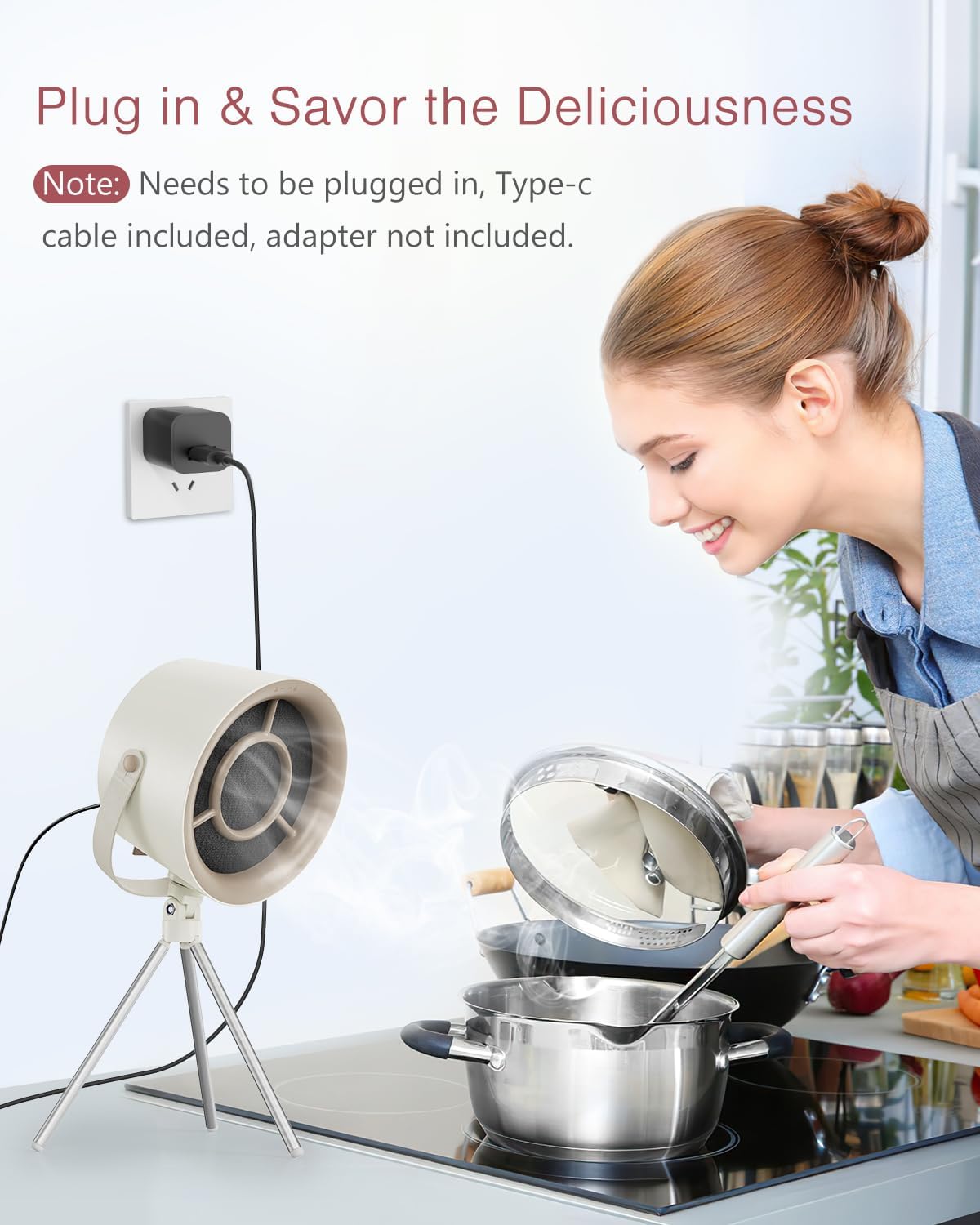 Portable Range Hood, Kitchen Exhaust Fan