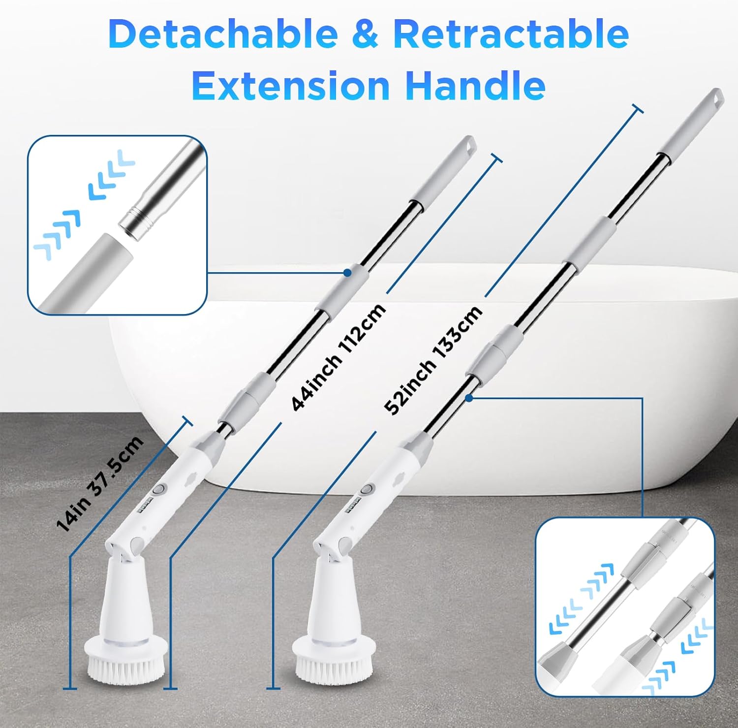 5 in 1  Electric Spin Scrubber