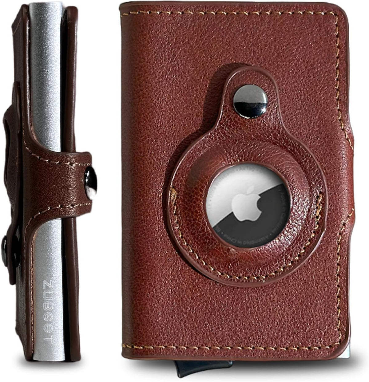 Coteci Airtag Wallet Personal Gadget Leather Slim Design