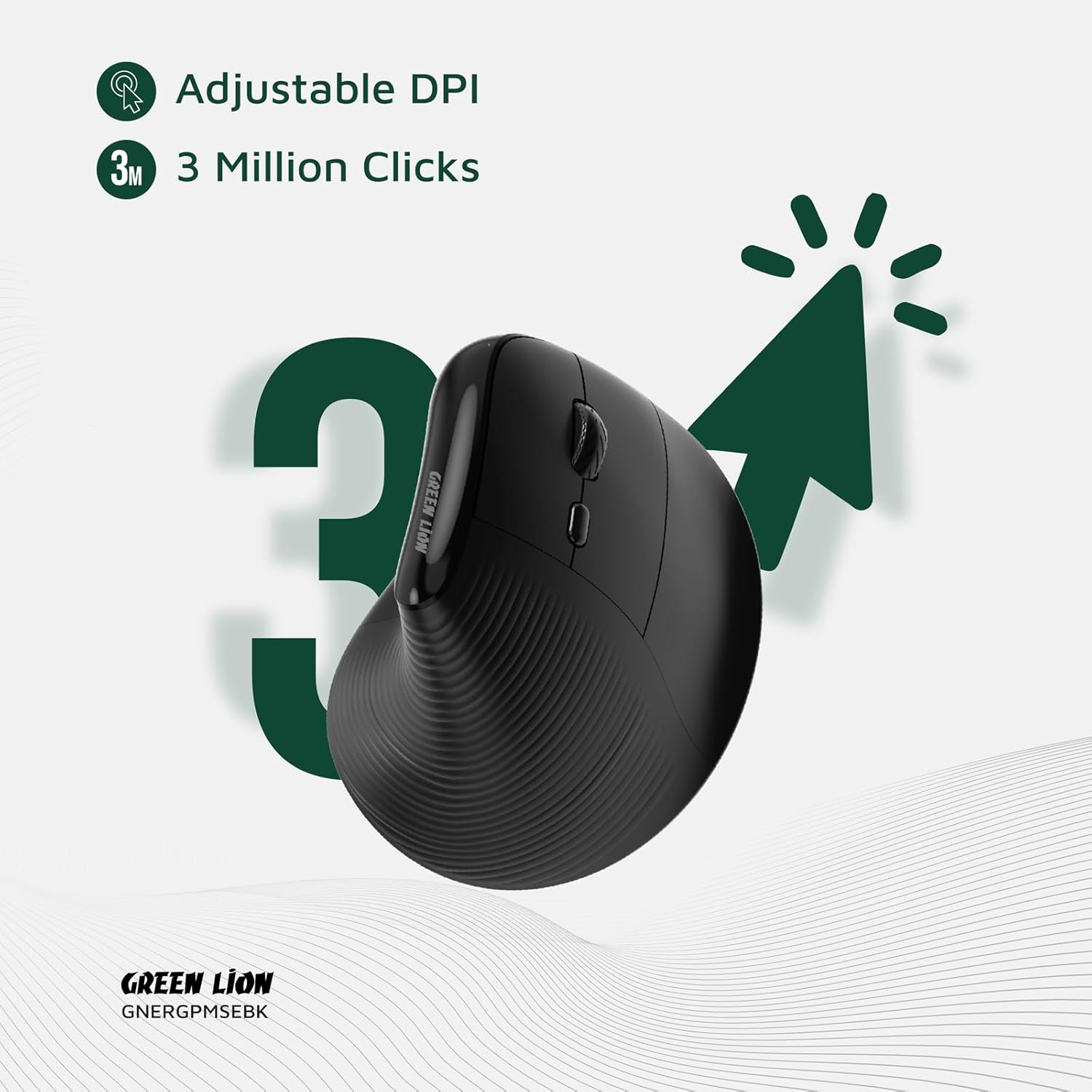 Green Lion Ergo Grip Vertical Mouse