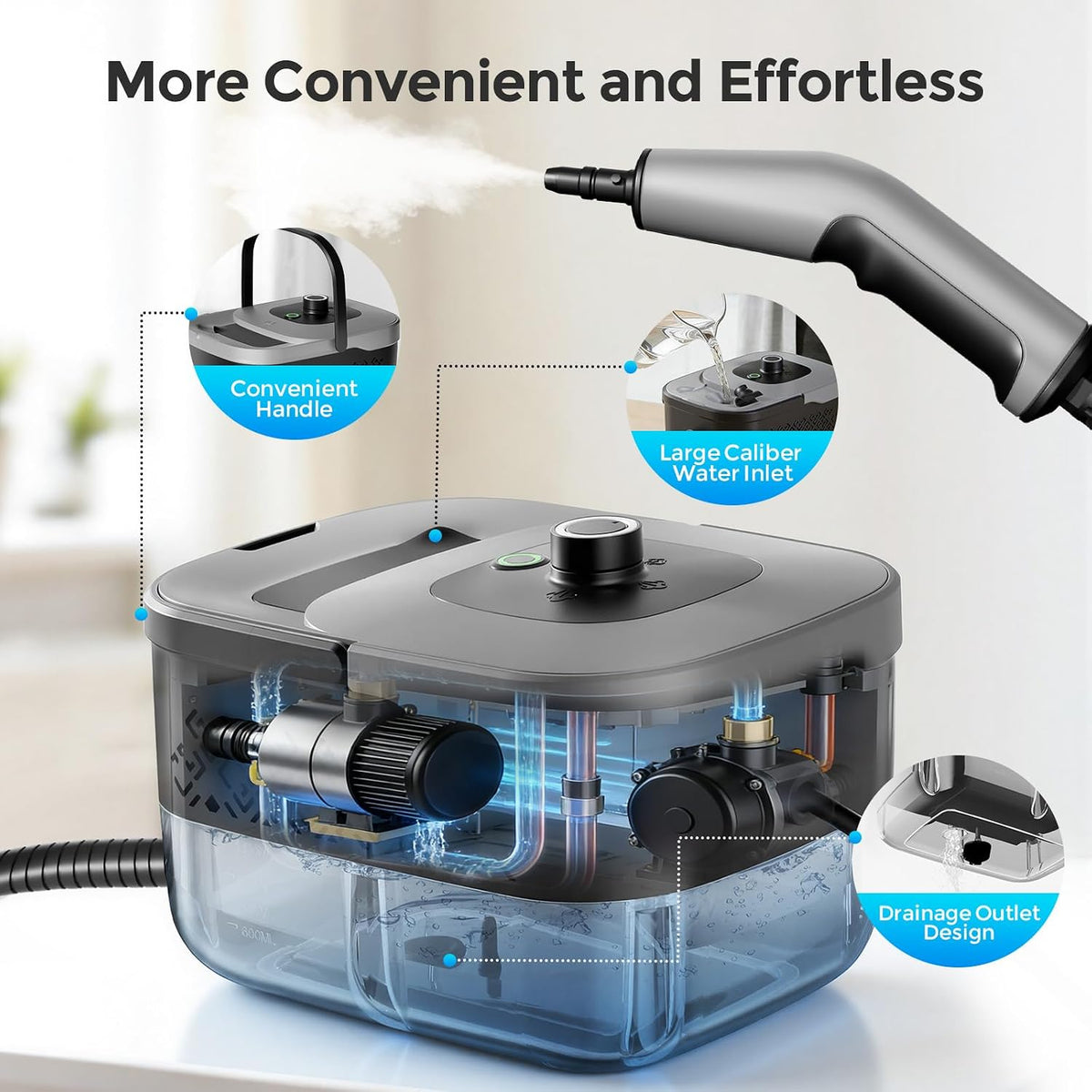 Portable Steam Cleaner for Home