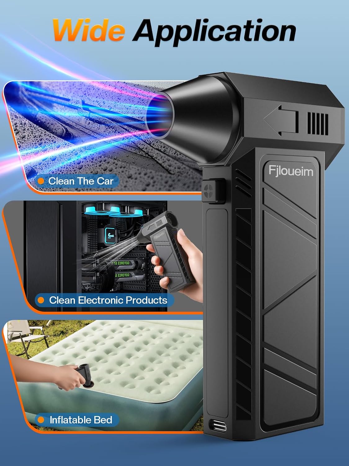 Mini Jet Fan For Car Cleaning