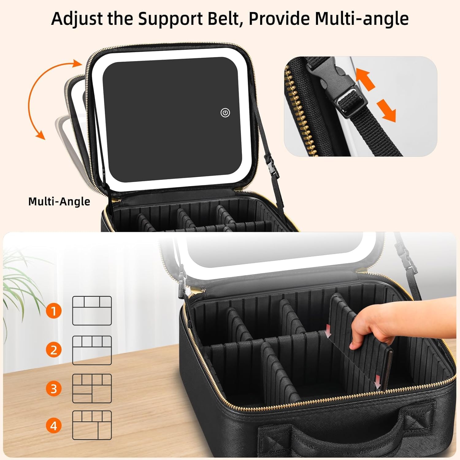 Makeup Organizer Bag for Women