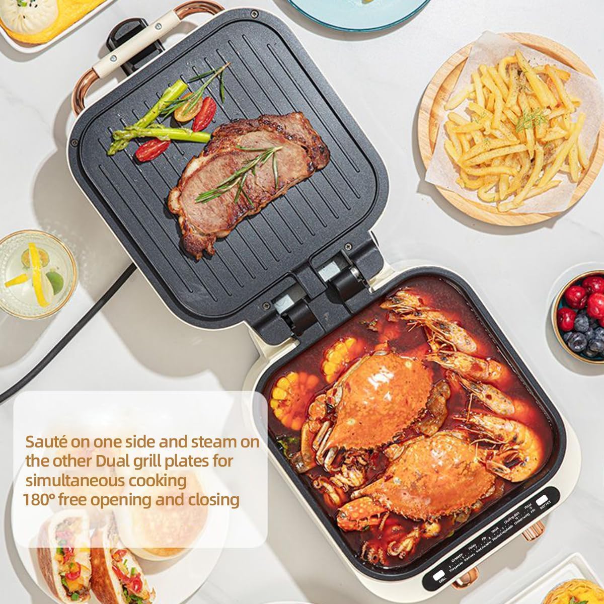 3 in 1 hot pot grill