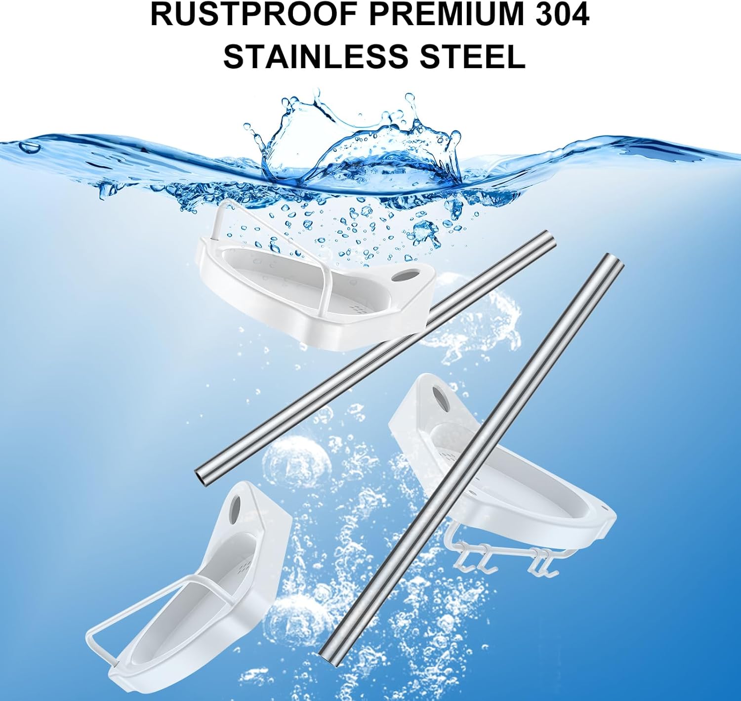 Shelf Shelves Shower Caddy Corner Organizer for Bathroom
