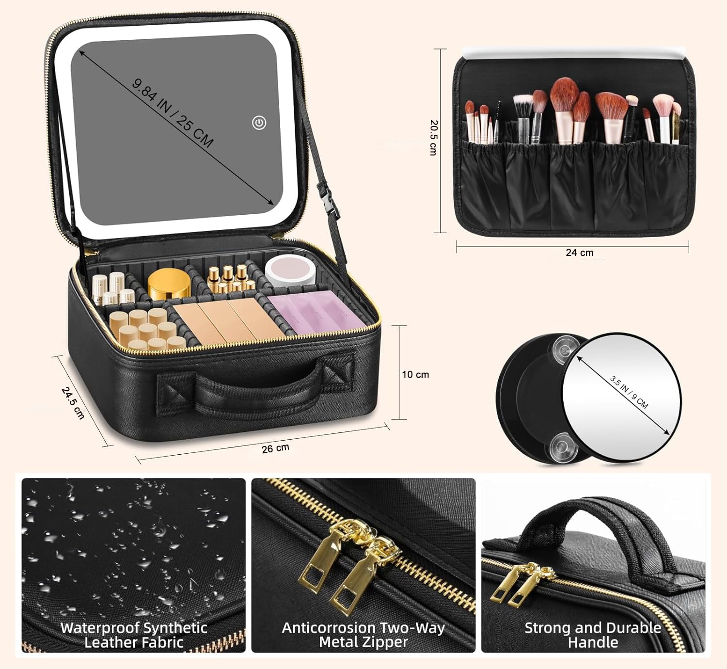 Makeup Organizer Bag for Women