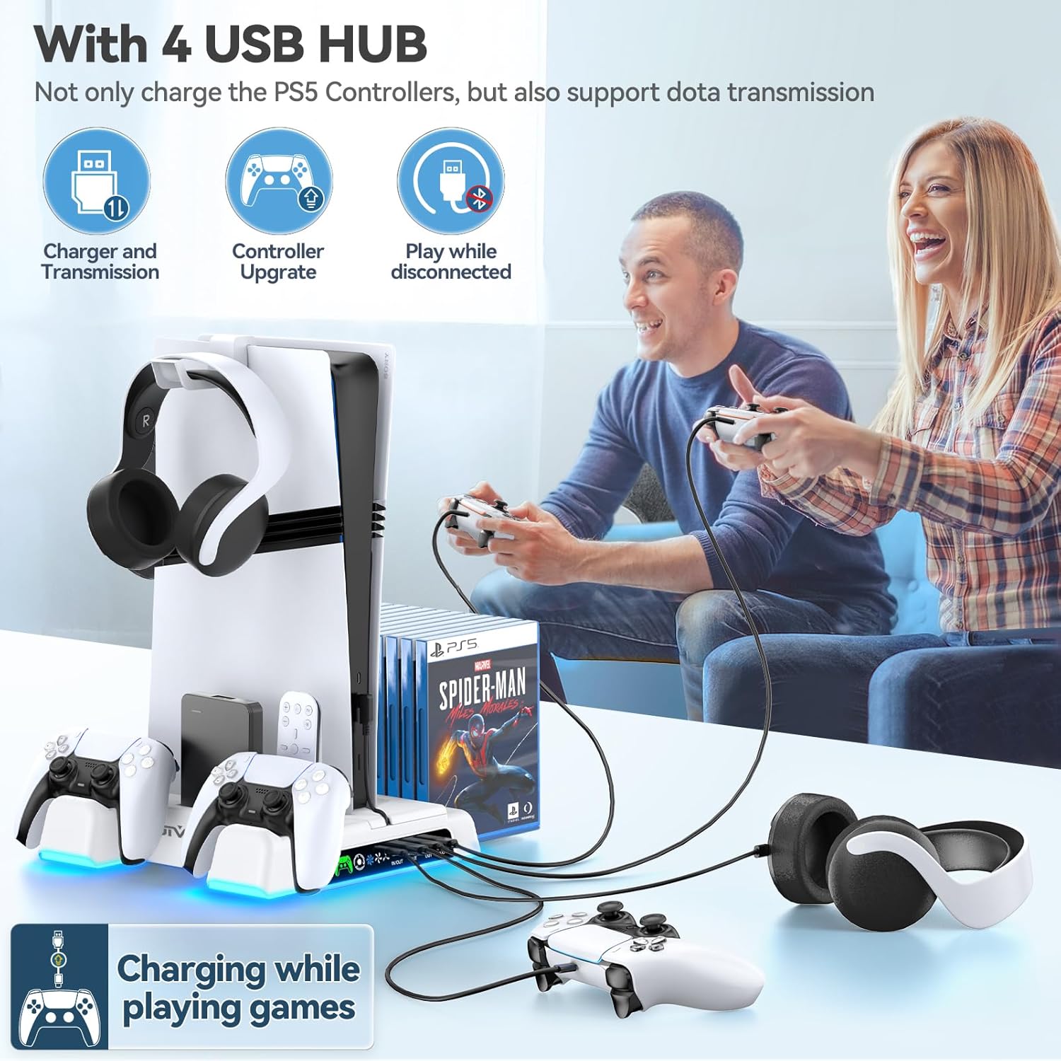 PS5 Cooling Stand Charging Station