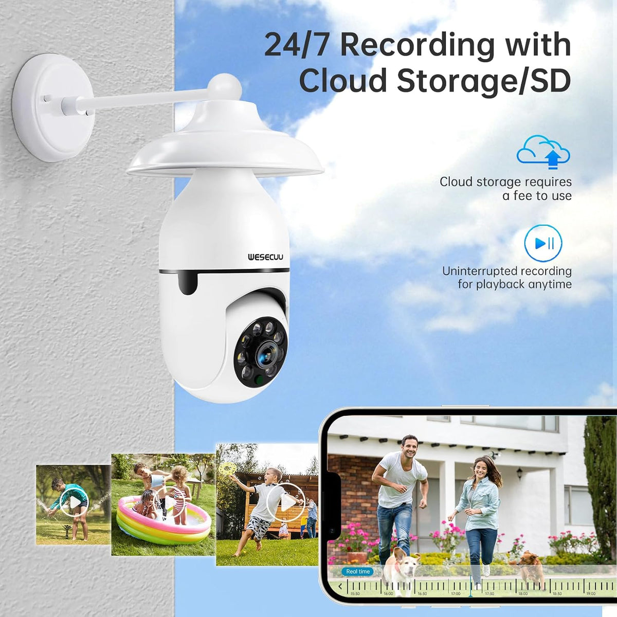 Light Bulb Security Camera