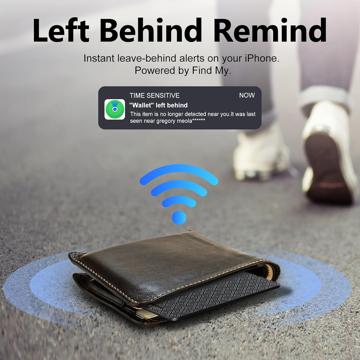 Ultra-Thin Wallet Tracker Card