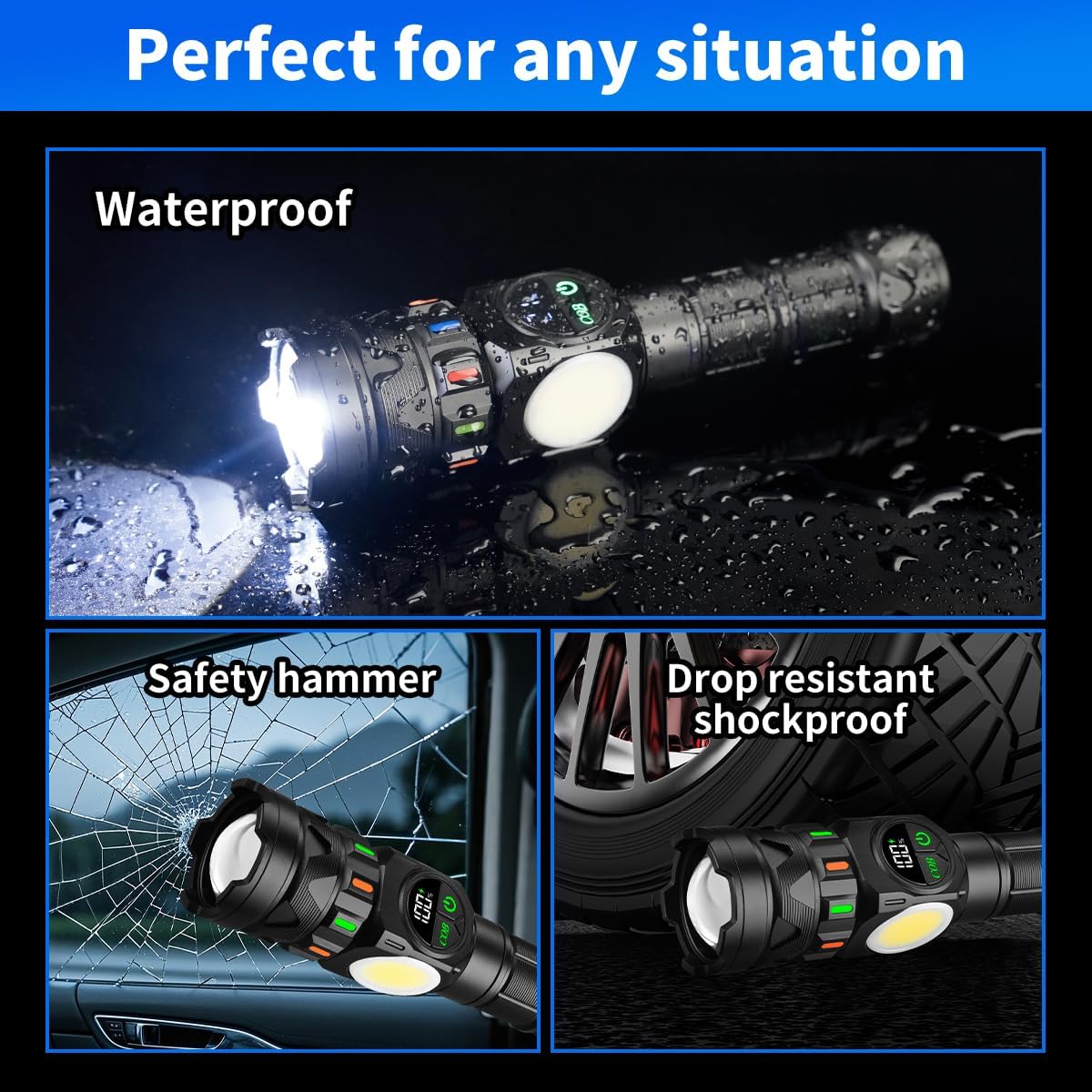 Rechargeable High Flashlights