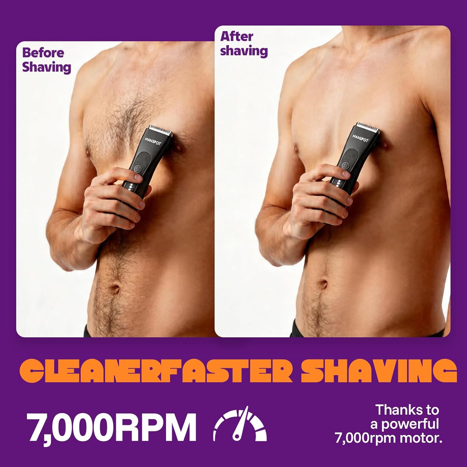 Body Hair Trimmer for Men