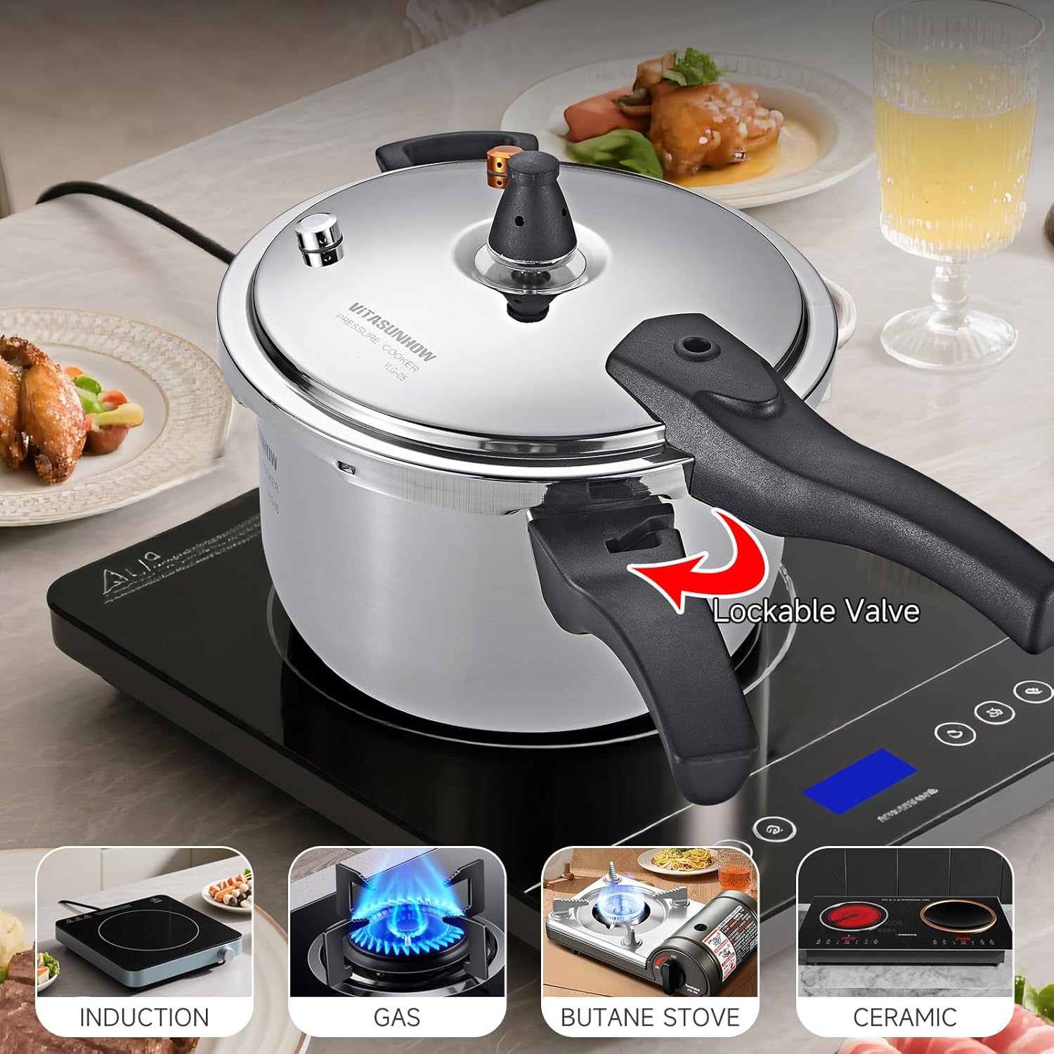 Stainless Steel Pressure Cooker