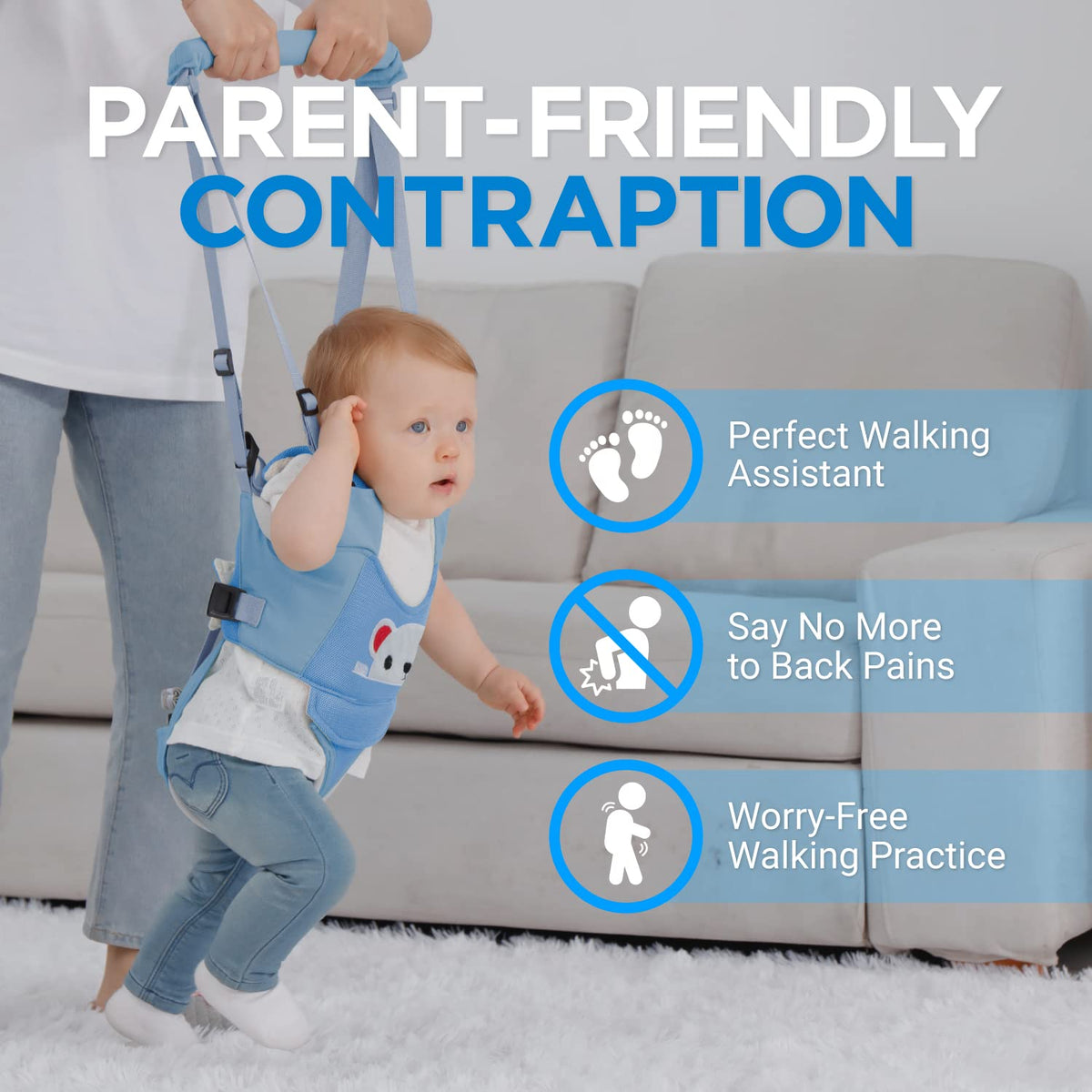 Adjustable Handheld Baby Walking Harness