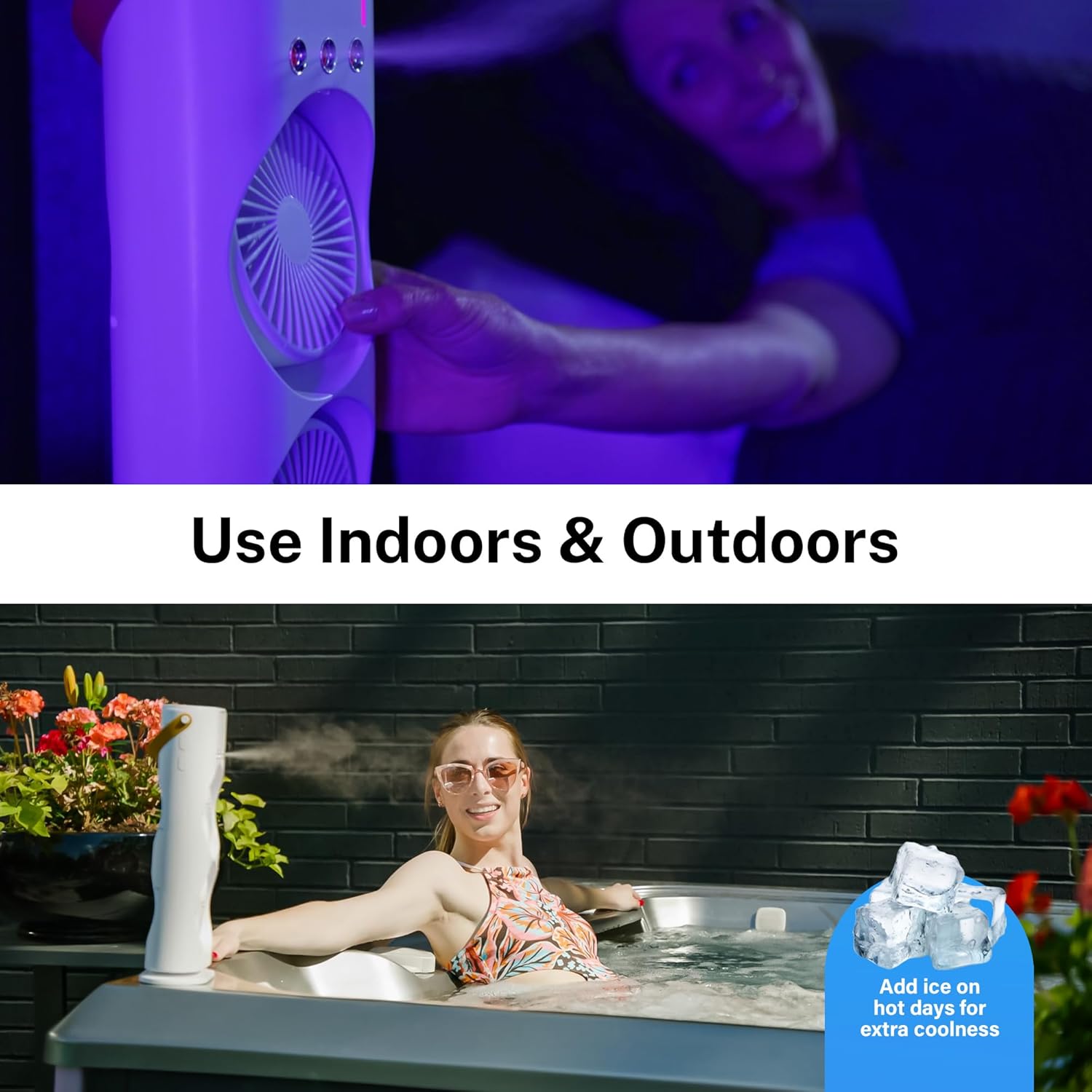 Portable Double Headed Mini Air Cooler