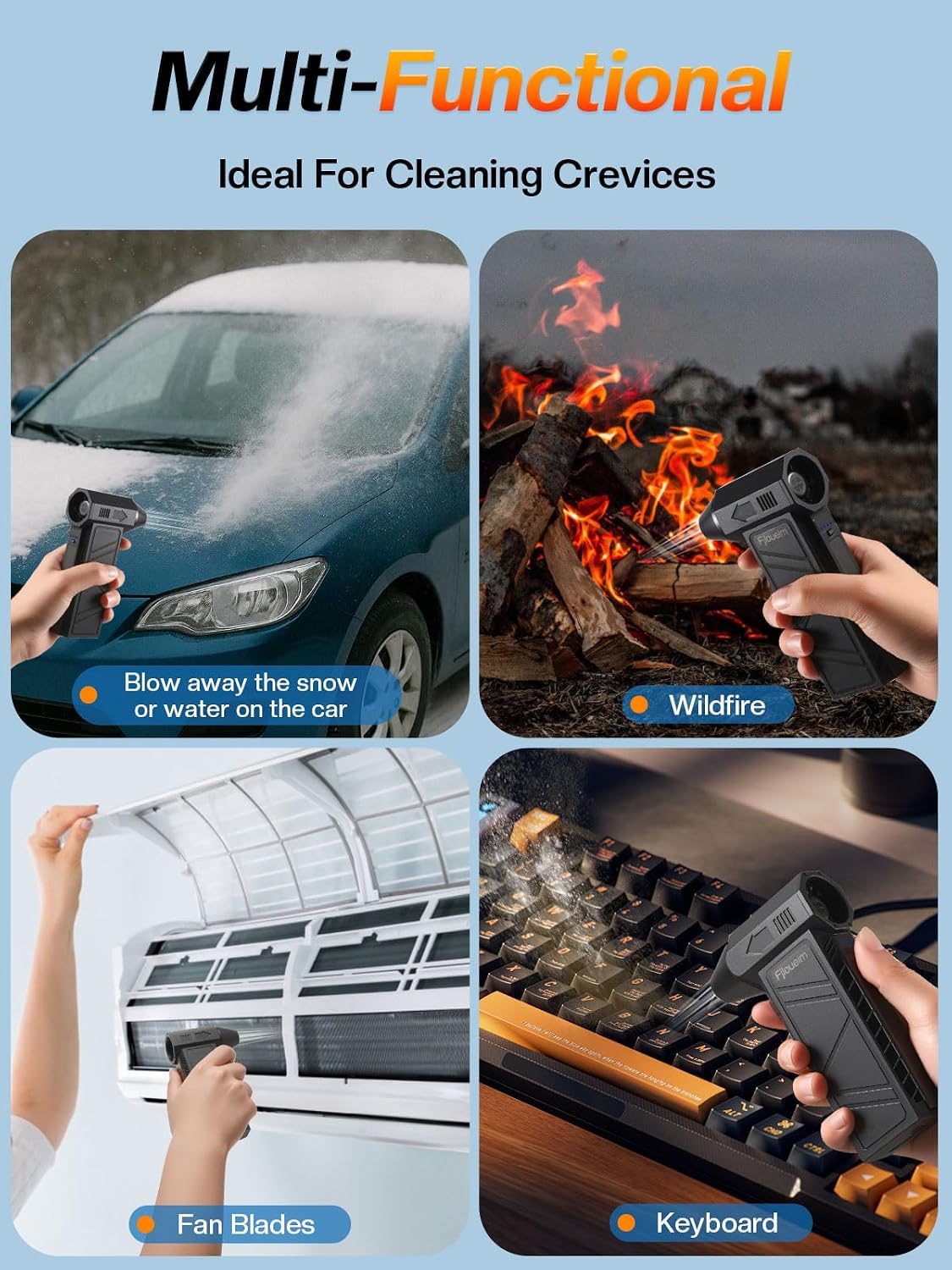 Mini Jet Fan For Car Cleaning