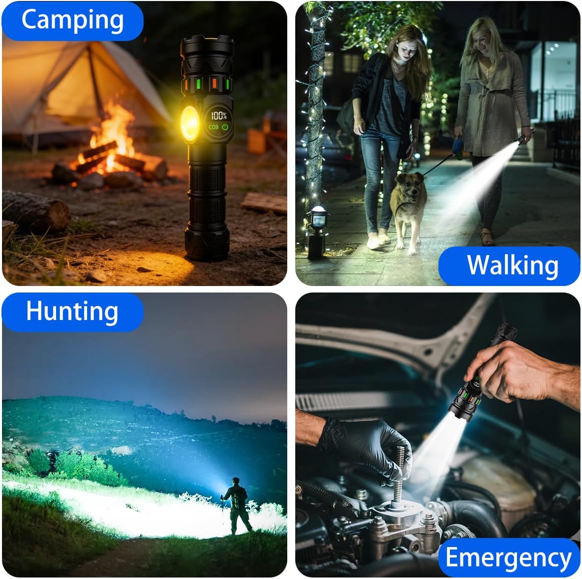 Rechargeable High Flashlights