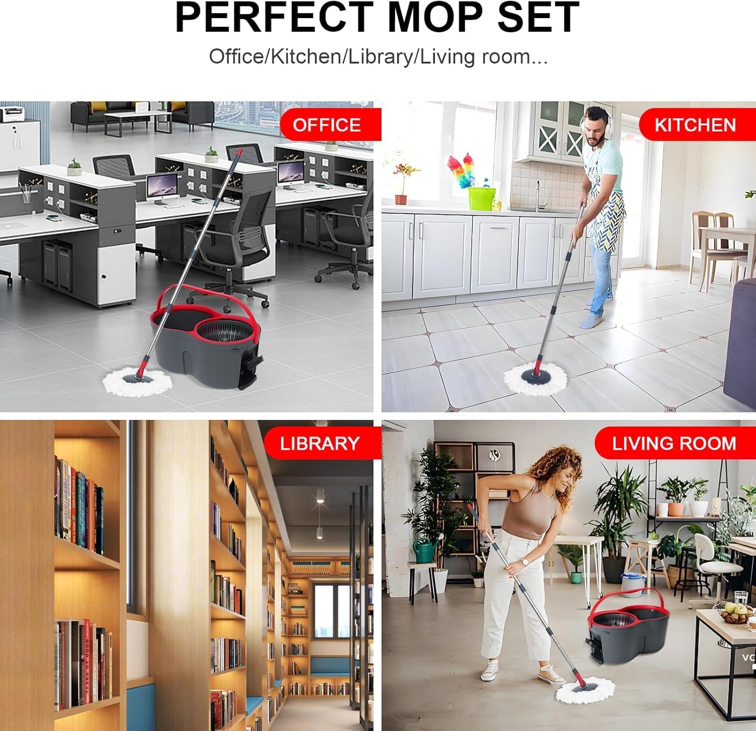 Magic Spin & Clean Mop Set