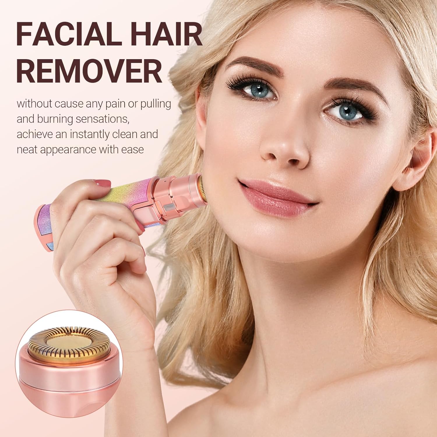2-in-1 Rechargeable Nose Hair & Eyebrow Trimmer